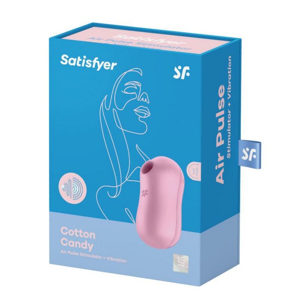 Satisfyer cotton candy estimulador de aire lila 1un