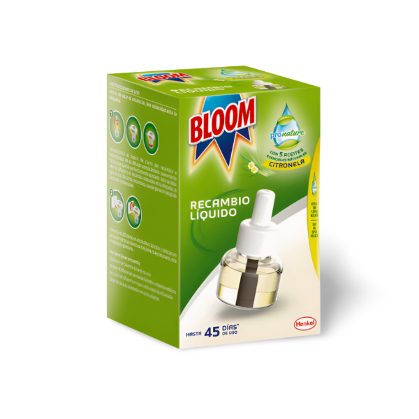 Bloom insecticida Pronature líquido Citronela 1 recambio