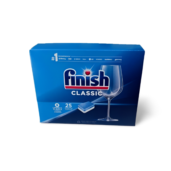 Finish lavavajillas classic 25 pastillas