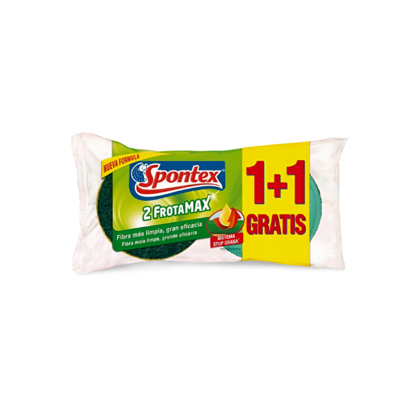Spontex estropajo con esponja Sistema Stop Grasa 1+1 unidades Gratis