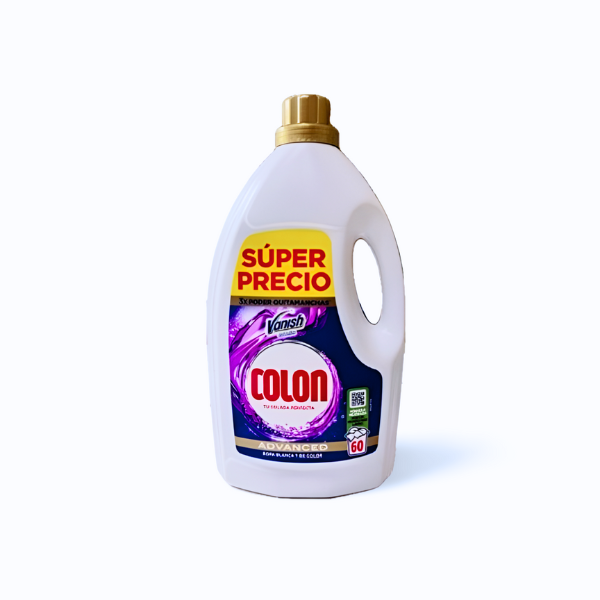 Colon detergente Vanish Manchas Difíciles 60 dosis