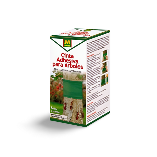Cinta adhesiva para árboles 5m 231579 massó (pack 3 unidades)