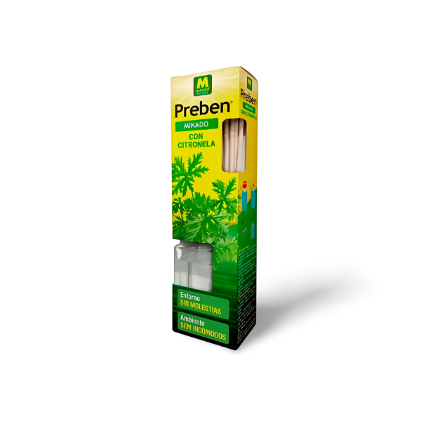 Preben mikado con citronela 45ml preben 231599 massó (pack 2 unidades)