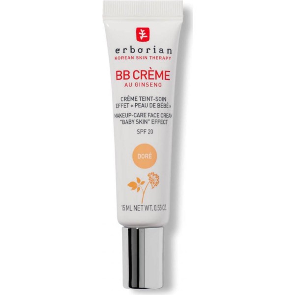 Erborian bb cream au ginseng base spf20 dorado 15ml